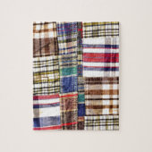Patchwork kariert/Tartan Puzzle (Vertikal)