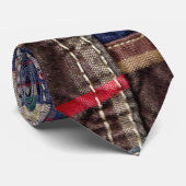 Patchwork kariertes 1 krawatte (Gerollt)