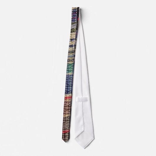 Patchwork kariertes 1 krawatte (Rückseite)