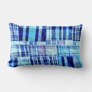 Patchwork-Karree Lendenkissen