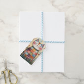 Patchwork Katze Valentine Geschenkanhänger (Mit Garn)