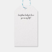 Patchwork Katze Valentine Geschenkanhänger (Rückseite)