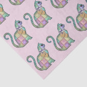 Patchwork-Katzenpapier Seidenpapier (Ausschnitt)