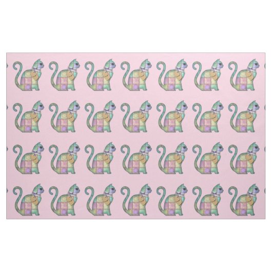 Patchwork-Katzenprint Stoff (Yard (91,4 cm))