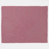 Patchwork-Kiribati-Flag-Muster Fleecedecke (Vorderseite (Horizontal))