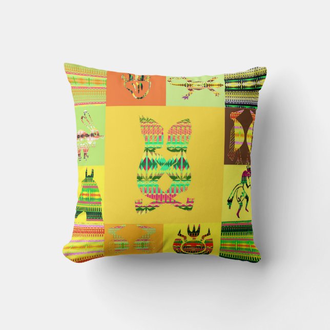 Patchwork Kissen (Vorderseite)