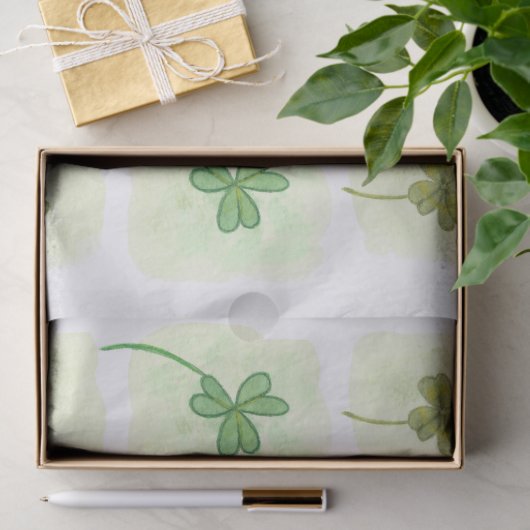 Patchwork Kleeblatt Patchwork Patternpapier Seidenpapier (Geschenk)