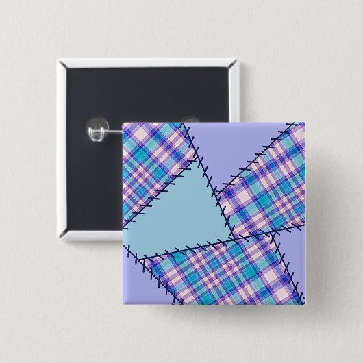 Patchwork-Knopf - 21 Button (Vorne & Hinten)