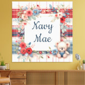 Patchwork Koala Koordinierende Canas Druck Leinwanddruck (Insitu (Wohnzimmer))