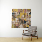 Patchwork-Kollage-Quilt: gemischter Druck. Wandteppich (Beispiel (Horizontal))
