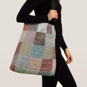 Patchwork-Koordinaten Tragetaschen Mit Langen Trägern (Von Nahem)