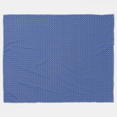 Patchwork Kosovo Flag Pattern Fleecedecke (Vorderseite (Horizontal))