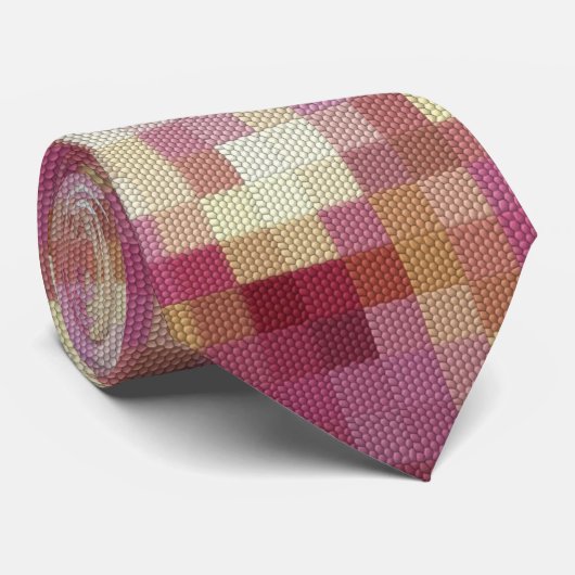 Patchwork-Krawatte Krawatte (Gerollt)