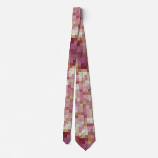 Patchwork-Krawatte Krawatte (Rückseite)