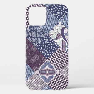 Patchwork-Kritzelei: Nahtloses Vintage-Boho-Muster Case-Mate iPhone Hülle