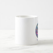 Patchwork-Leben, die Kreis geben Kaffeetasse (Mittel)