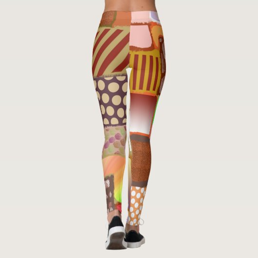 Patchwork Leggings (Rückseite)