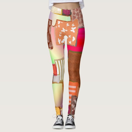 Patchwork Leggings (Vorderseite)