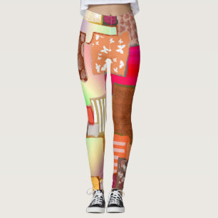 Patchwork-Leggings Leggings