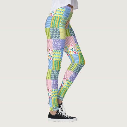 Patchwork-Leggings Leggings (Rechts)