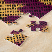 Patchwork-Leinwand: imitiertes Vintage-Muster. Puzzle (Seite)