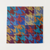 Patchwork-Leinwand: Nachahmung Vintager Muster. Wandteppich (Vorderseite (Horizontal))