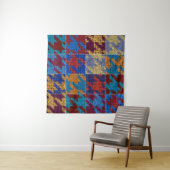 Patchwork-Leinwand: Nachahmung Vintager Muster. Wandteppich (Beispiel (Horizontal))