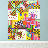 Patchwork Leinwanddruck (Insitu (Holzboden))