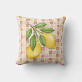 Patchwork Lemon Kissen