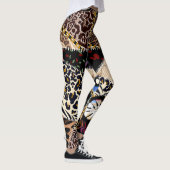 Patchwork Leopard: Ethnic Lining Design. Leggings (Rechts)