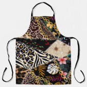 Patchwork Leopard: Ethnic Lining Design. Schürze (Vorderseite)