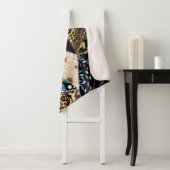 Patchwork Leopard: Ethnic Lining Design. Sherpadecke (Beispiel)