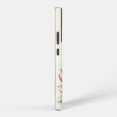 Patchwork-Leuchtturm-Küstenblumen-Szene Samsung Galaxy Hülle (Rechte Seite)