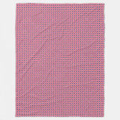 Patchwork Liberia Flag Pattern Fleecedecke (Vorderseite)