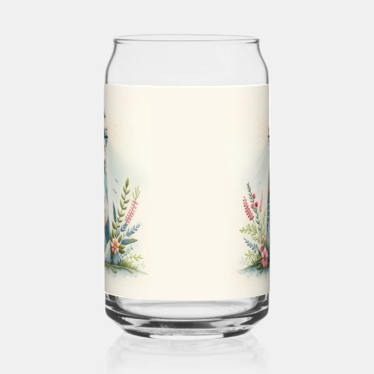 Patchwork Lighthouse Coastal Floral Scene Dosenglas (Links)