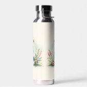 Patchwork Lighthouse Coastal Floral Scene Trinkflasche (Links)