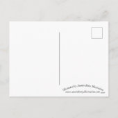 Patchwork-Lion Feiertagspostkarte (Rückseite)