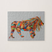 Patchwork-Lion Puzzle (Horizontal)