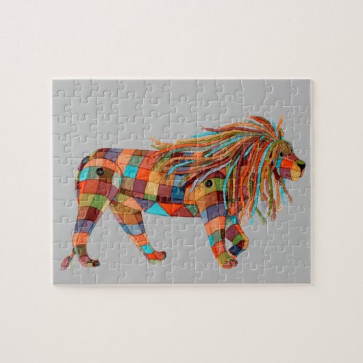 Patchwork-Lion Puzzle (Horizontal)