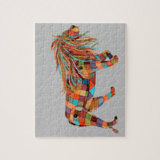 Patchwork-Lion Puzzle (Vertikal)