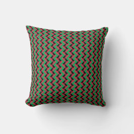 Patchwork Malawi Flag Pattern Kissen