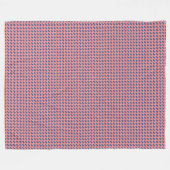 Patchwork Malaysia Flag Muster Fleecedecke (Vorderseite (Horizontal))