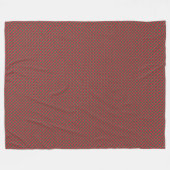 Patchwork-Malediven-Flag-Muster Fleecedecke (Vorderseite (Horizontal))