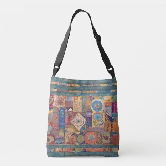 Patchwork Mandala Crosbody Tasche (Rückseite)