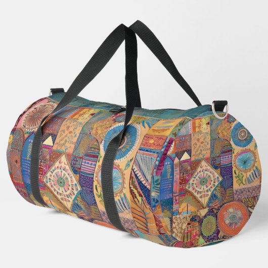 Patchwork Mandala Duffle Bag (Linke Ecke)