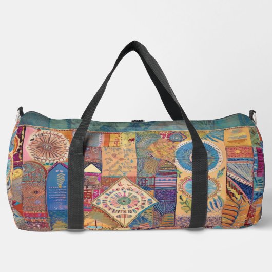 Patchwork Mandala Duffle Bag (Vorderseite)