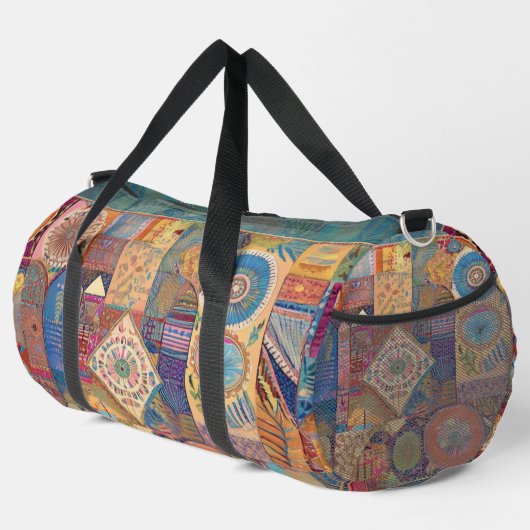 Patchwork Mandala Duffle Bag (Rechte Ecke)