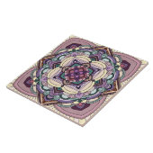 Patchwork Mandala Fliese (Seite)