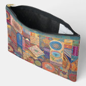 Patchwork Mandala Zippered Pouch Zubehörtasche (Offen)
