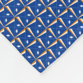 Patchwork Marshall Islands Flaggenmuster Fleecedecke (Ecke)